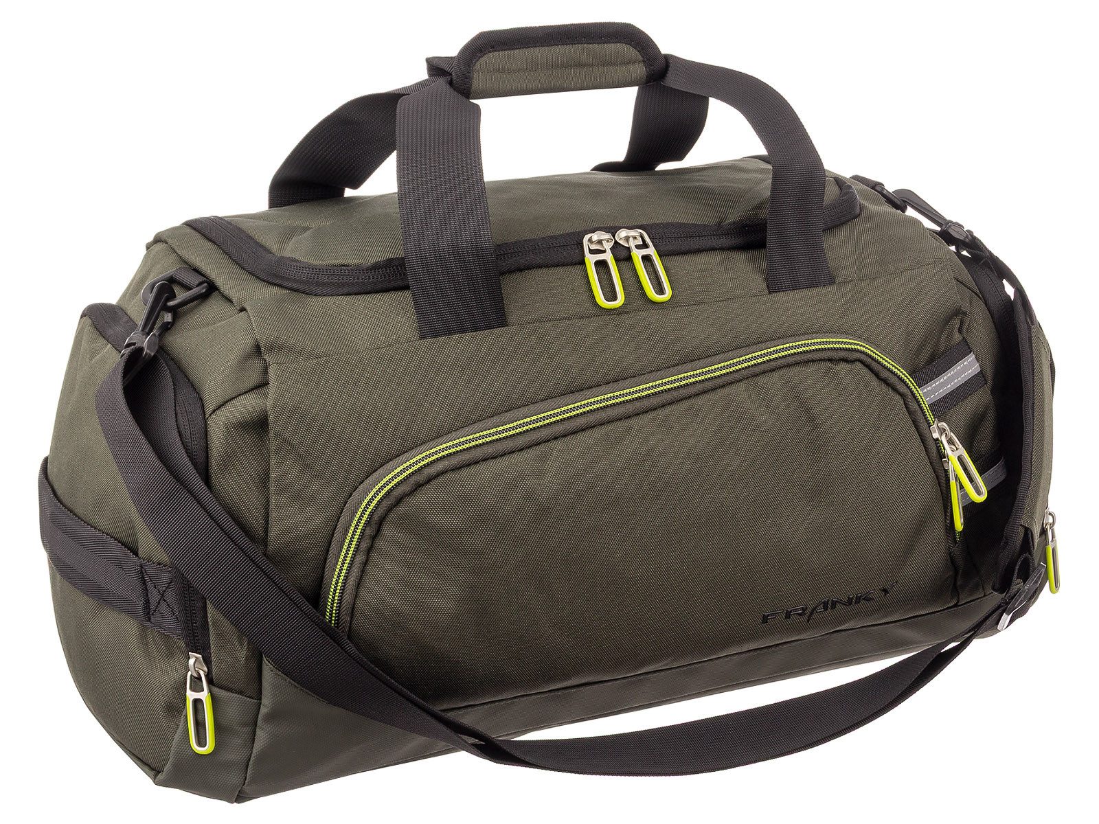 Franky Reisetasche RT35M Duffle Bag Sporttasche Gr. M (1 Stück, 1-tlg., L/B/H ca. 33/50/30 cm), Trolleyaufsteckfunktion