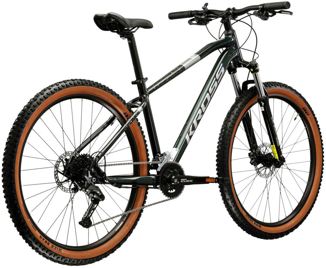 Kross Mountainbike KROSS Mountainbike Hardtail 29" Hexagon 5.0 ULT.RA grün 18 Gänge, 18 Gang Shimano CUES U3020 Schaltwerk, Kettenschaltung
