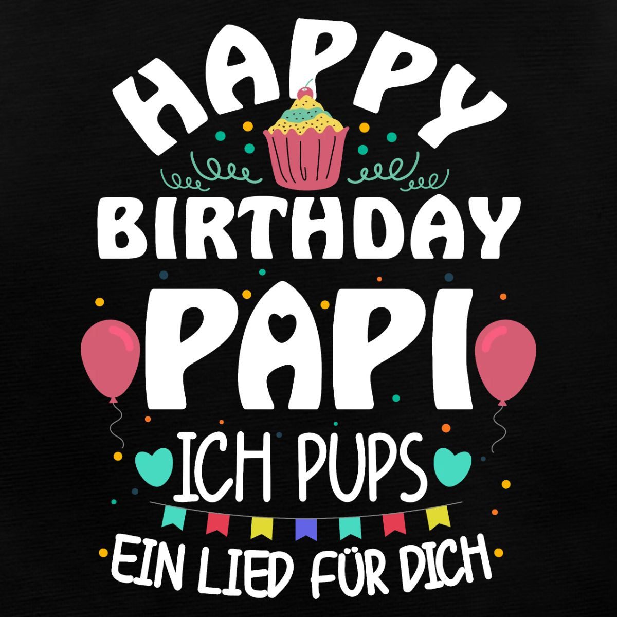 Spreadshirt Langarmbody Geburtstag Papa Ich Pups Ein Lied Für Dich Tages Baby Body Langarm (1-tlg)