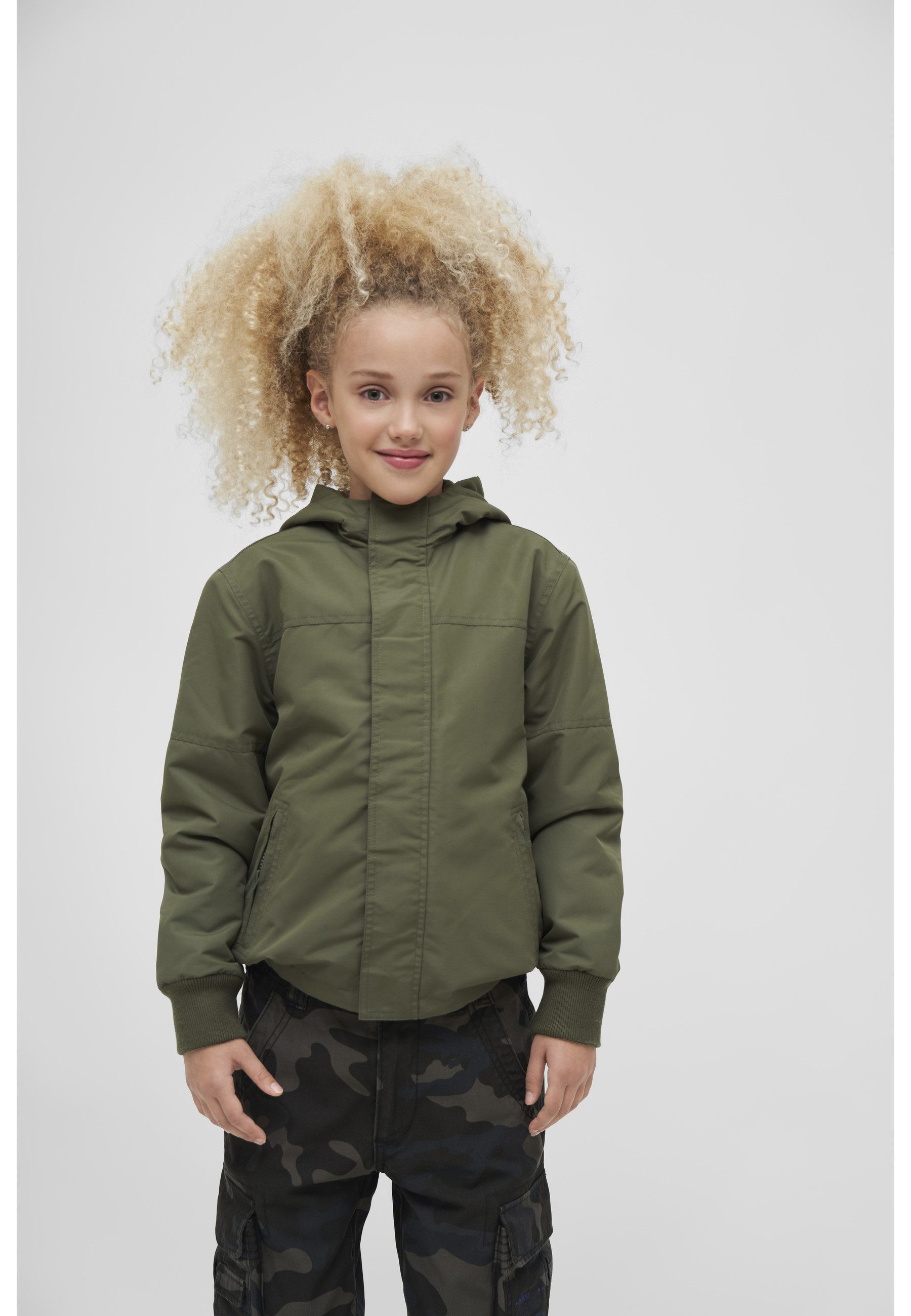Brandit Allwetterjacke Brandit Unisex Kids Windbreaker Frontzip (1-St)
