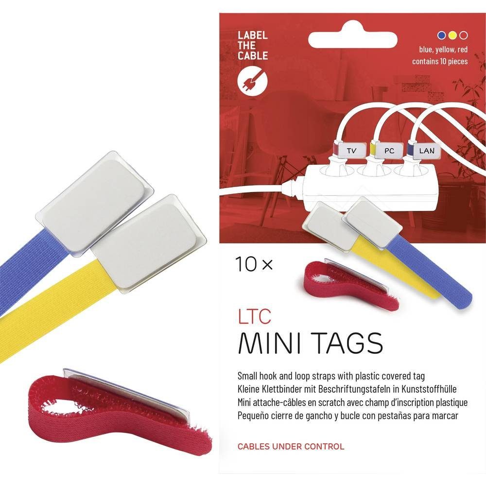 cemon Netzwerkschrank Label-the-cable Kabelbeschriftung Klettbinder