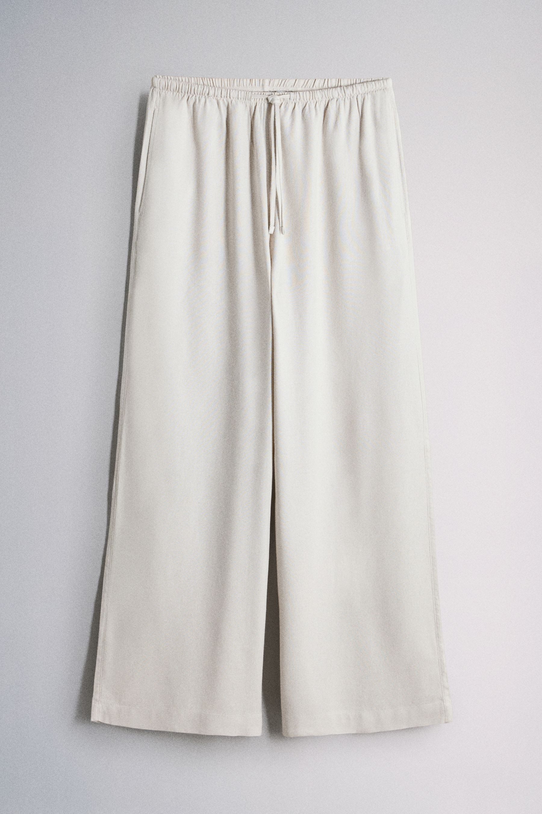 The Set Palazzohose The Set Hosen mit Leinen + weitem Bein, 2er-Pack (2-tlg günstig online kaufen