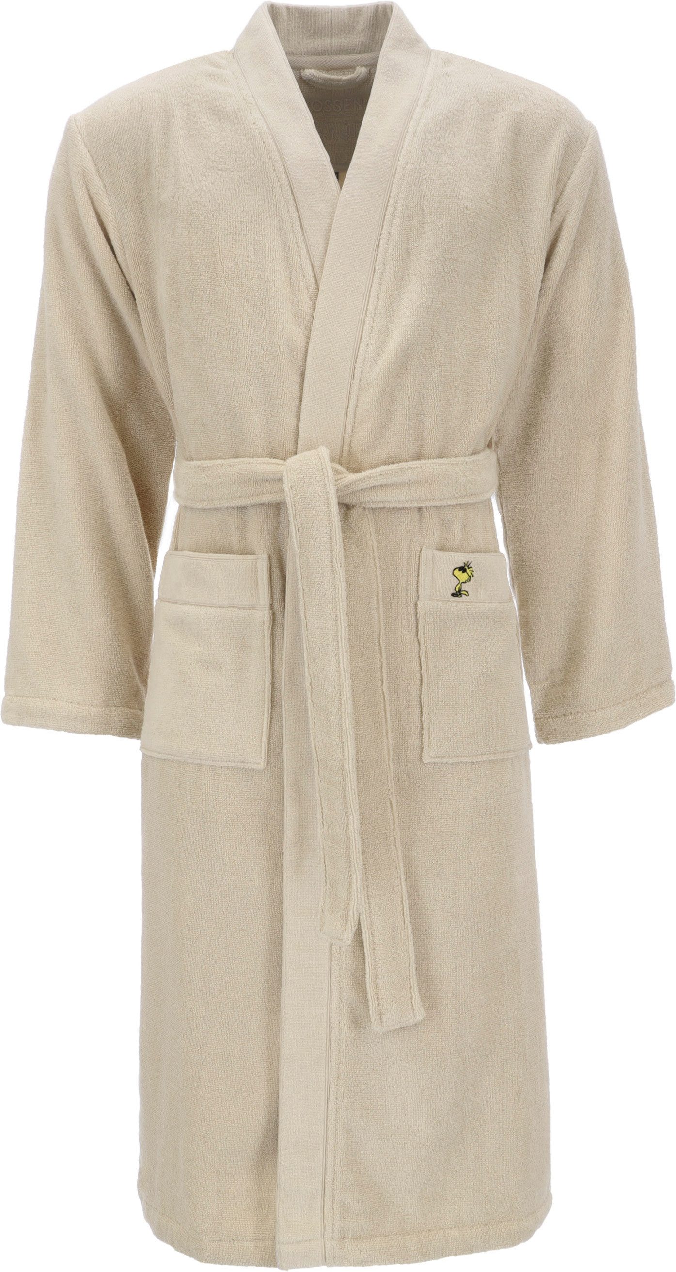 Vossen Unisex-Bademantel, Langform, Baumwolle