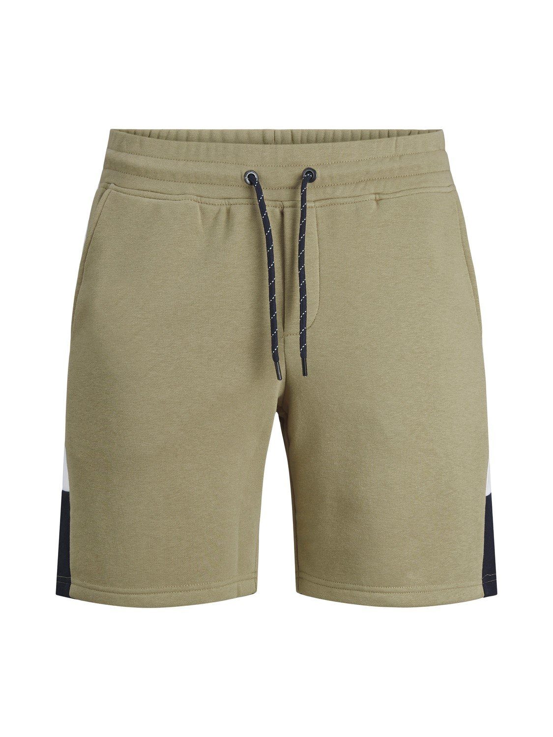 Jack & Sweatshorts olive kurzze Hosen Jones Short BLOCKING SWEAT (1-tlg) SHORTS JJILOGO