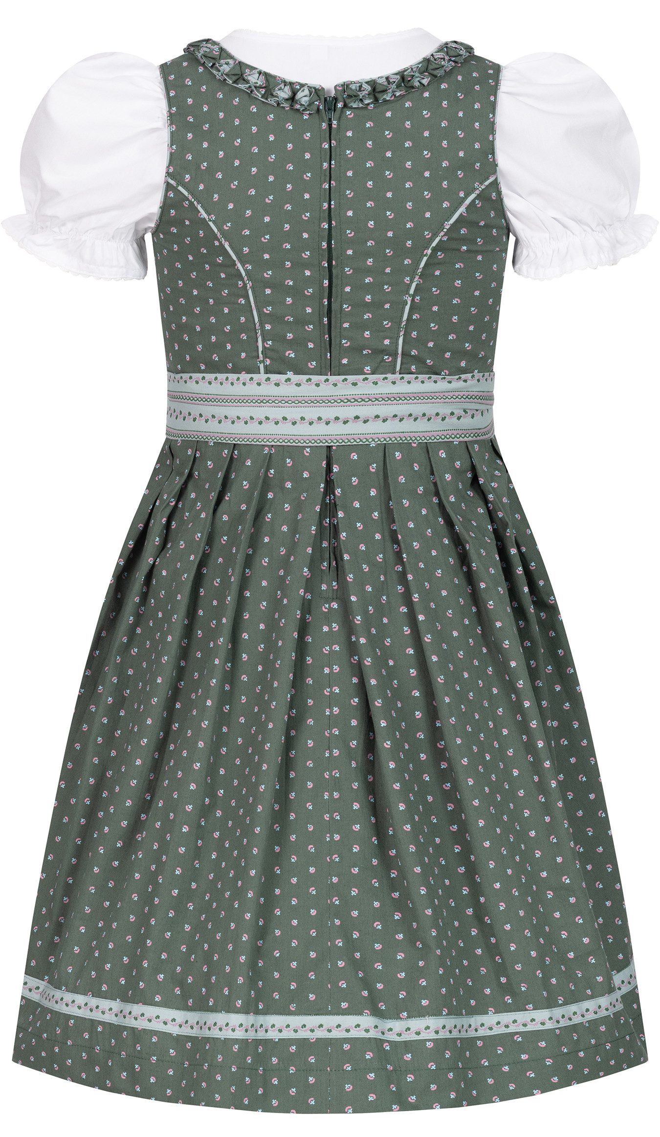 Nübler Dirndl Kinderdirndl Nabila in Petrol von Nübler - Rocklänge knielang