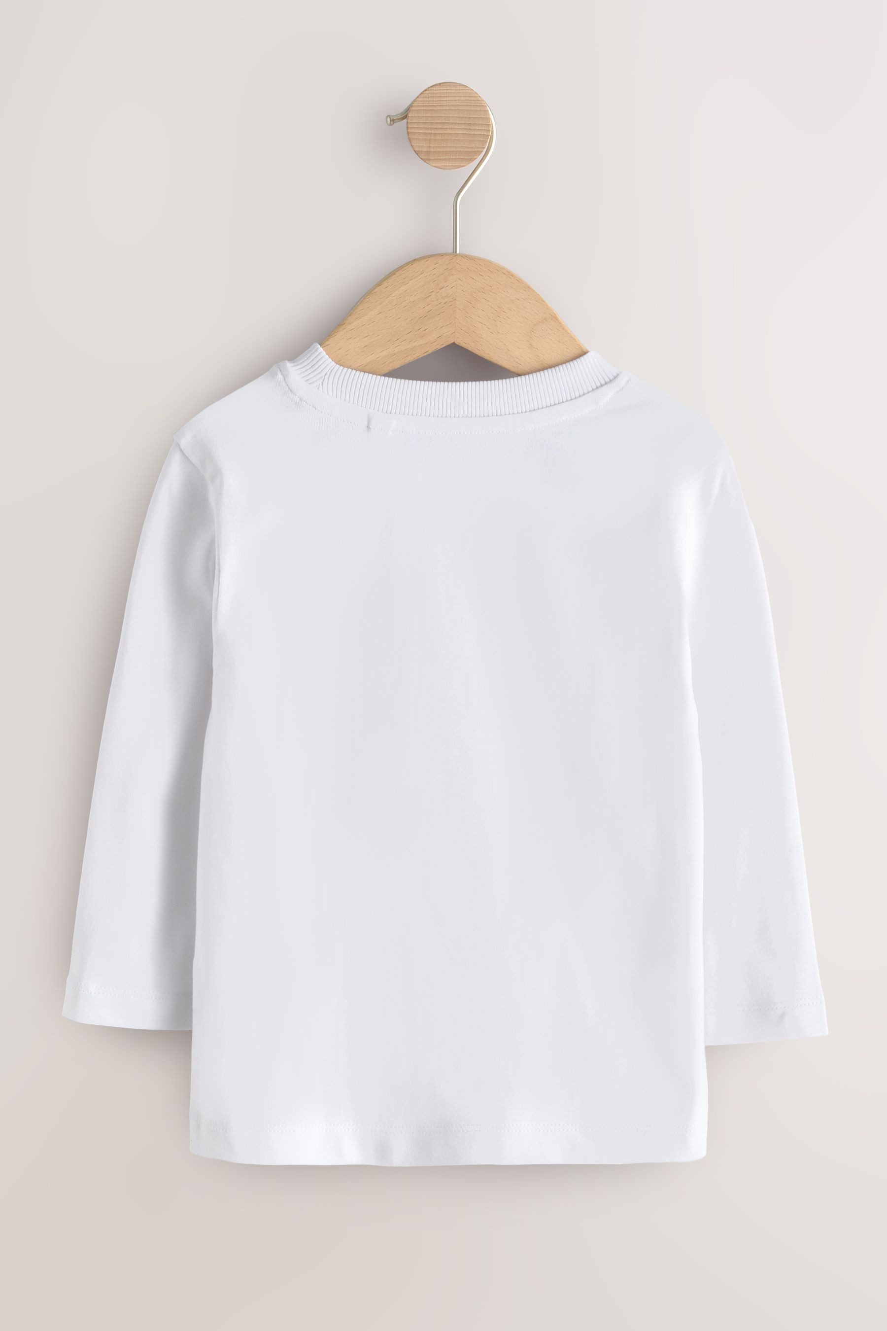 Next Langarmshirt Langärmelige einfarbige Shirts, 2er-Pack (2-tlg)