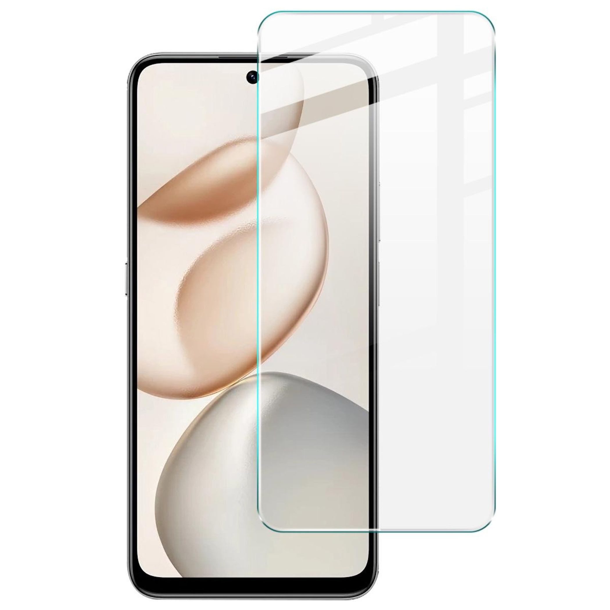Wigento Handyhülle Für Honor 400 Smart 4G 1x 2.5D 0.26mm 9H Hart Glas Display Schutzglas, 0,26mm 9H 2.5D Hart Glas Folie, hoher Schutz