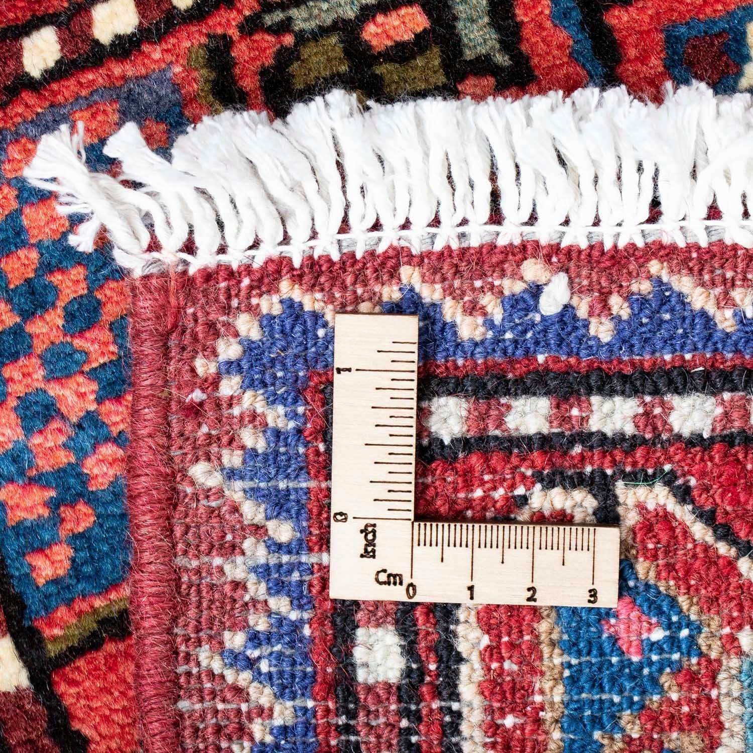 Wollteppich Hosseinabad Medaillon Höhe: Handgeknüpft 75 mm, 10 chiaro 120 morgenland, x rechteckig, cm, Rosso