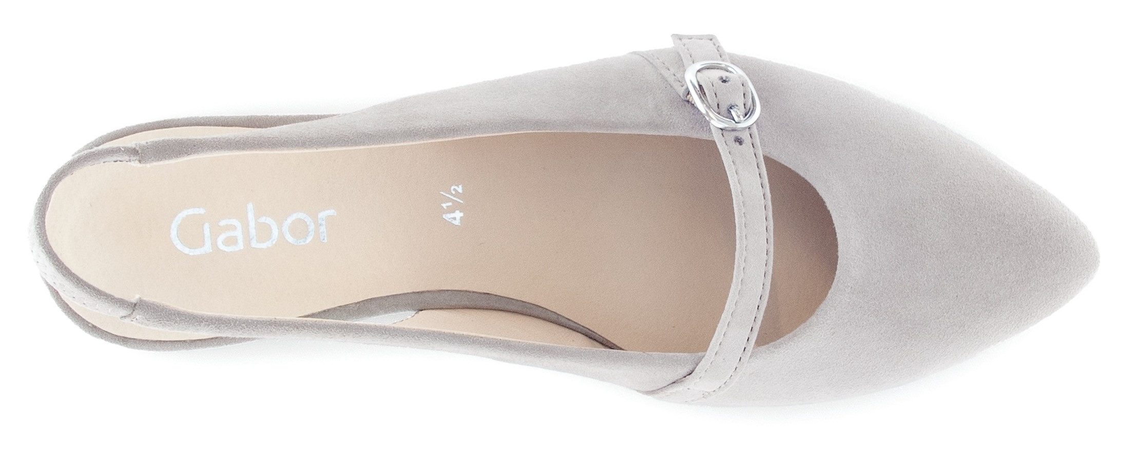 Gabor Slingpumps, Blockabsatz, Abendschuh, Businessschuh, elastisches Fersenriemchen