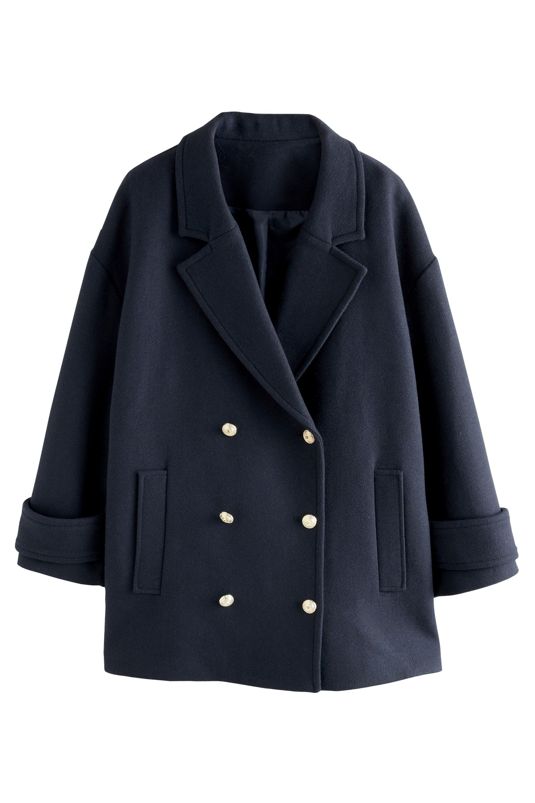 Next Wintermantel N. Premium Caban im Militär-Stil (1-tlg)
