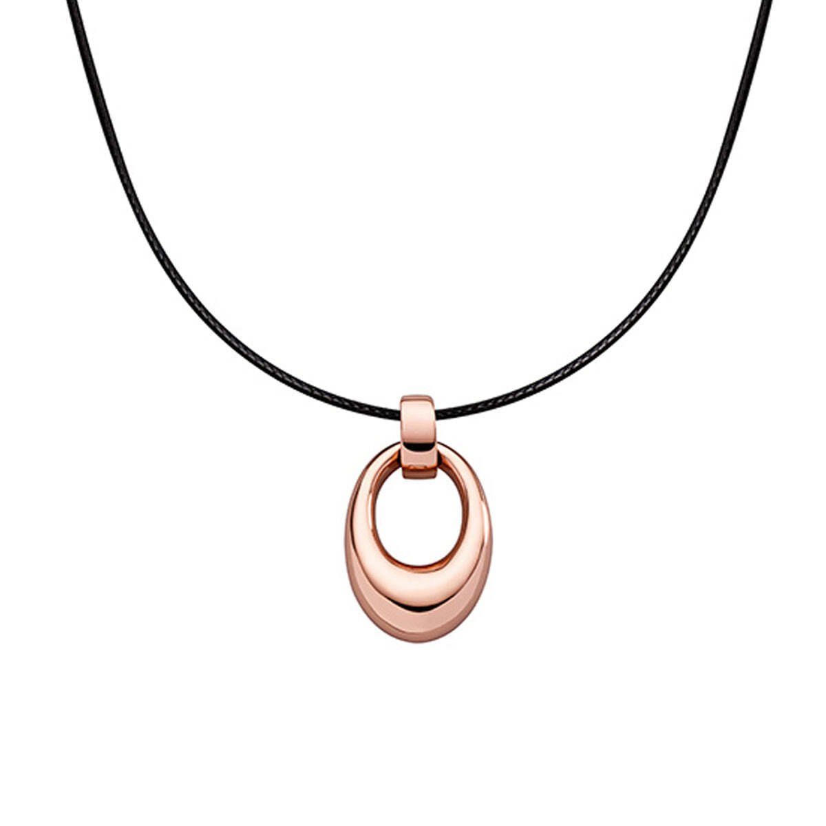 M&M Kette mit Anhänger Halskette Damen gold mit Anhänger Pure Volume (1-tlg), deutsche Qualität, inkl. edles Schmucketui