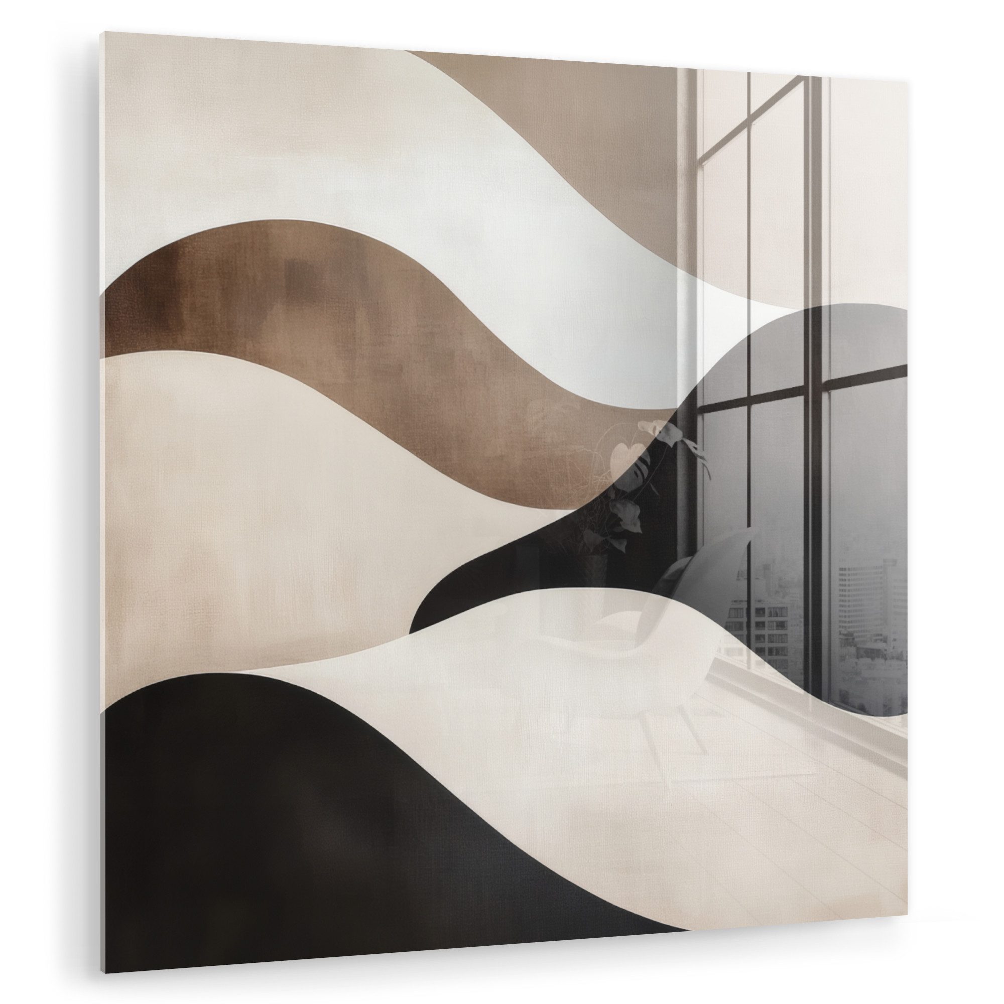 MuchoWow Acrylglasbild Wellen - Abstrakt - günstig online kaufen