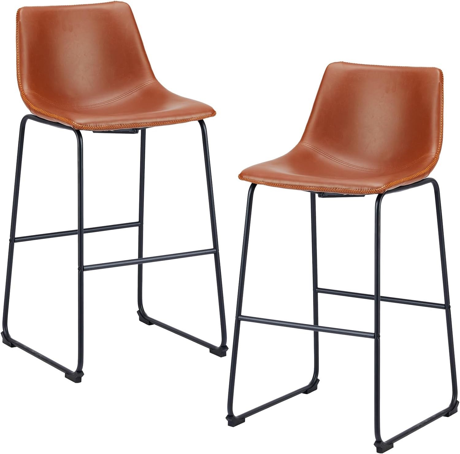 DUMOS Barhocker Barstuhl mit Sitzkissen leder günstig online kaufen