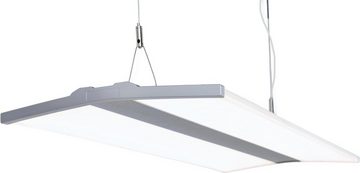 näve LED Pendelleuchte, LED fest integriert, Neutralweiß, Büro/Arbeitszimmer Farbe grau Lichtfarbe neutralweiß L: 80cm B: 30cm