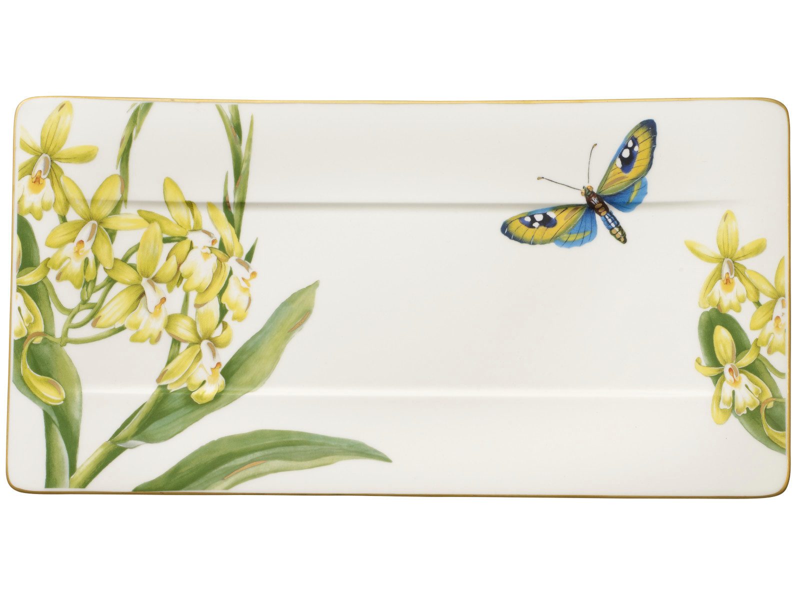 Villeroy & Boch Servierteller Amazonia Servierteller 35 x 18 cm, Premium Bone Porcelain, (Servierteller)