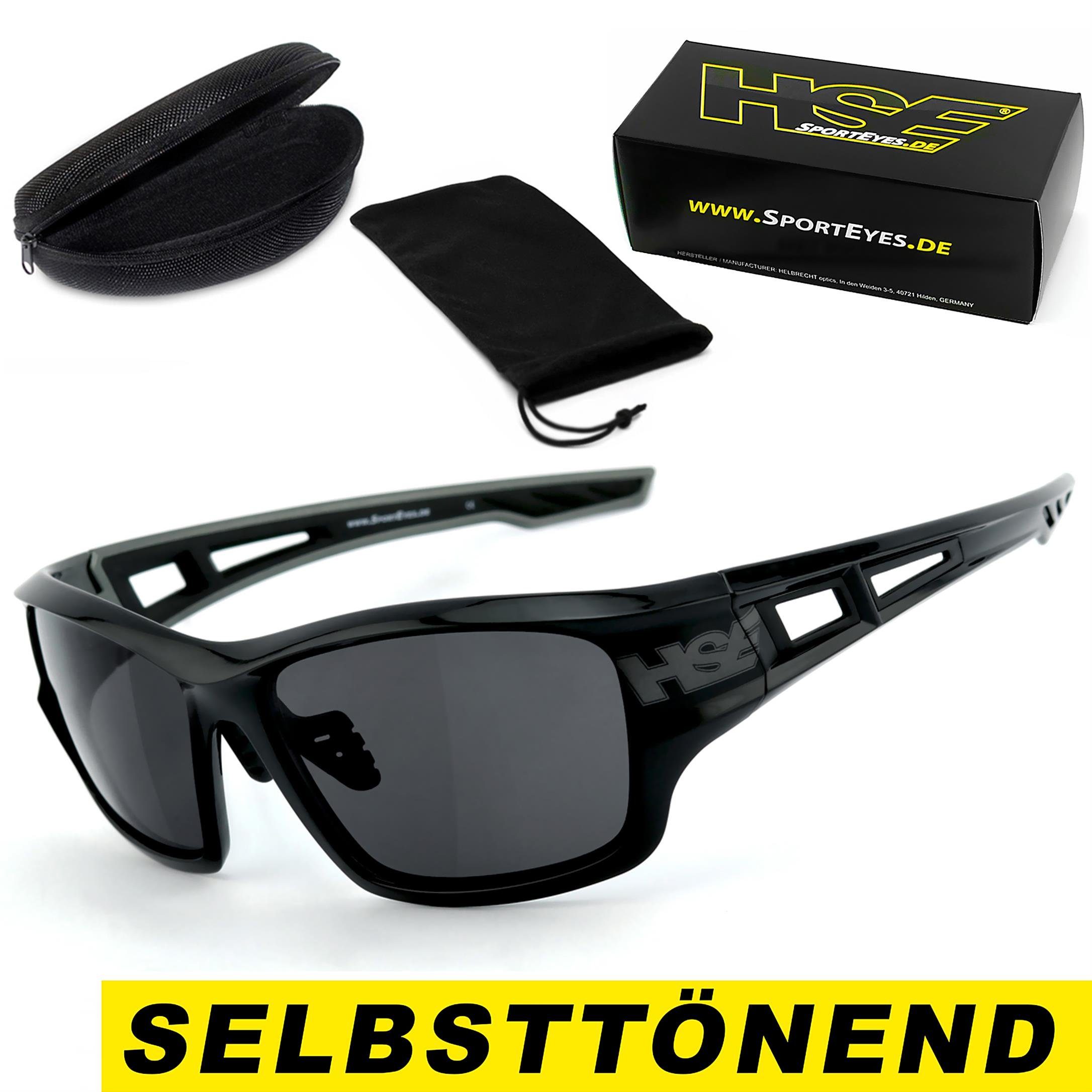 HSE - SportEyes Sportbrille 2095bs - selbsttönend, schnell selbsttönende Gläser, MADE IN GERMANY