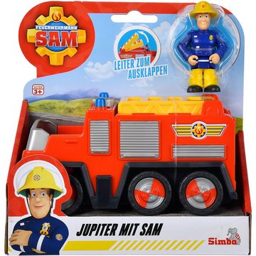 SIMBA Spielzeug-Auto Feuerwehrmann Sam Jupiter mit Sam Figur