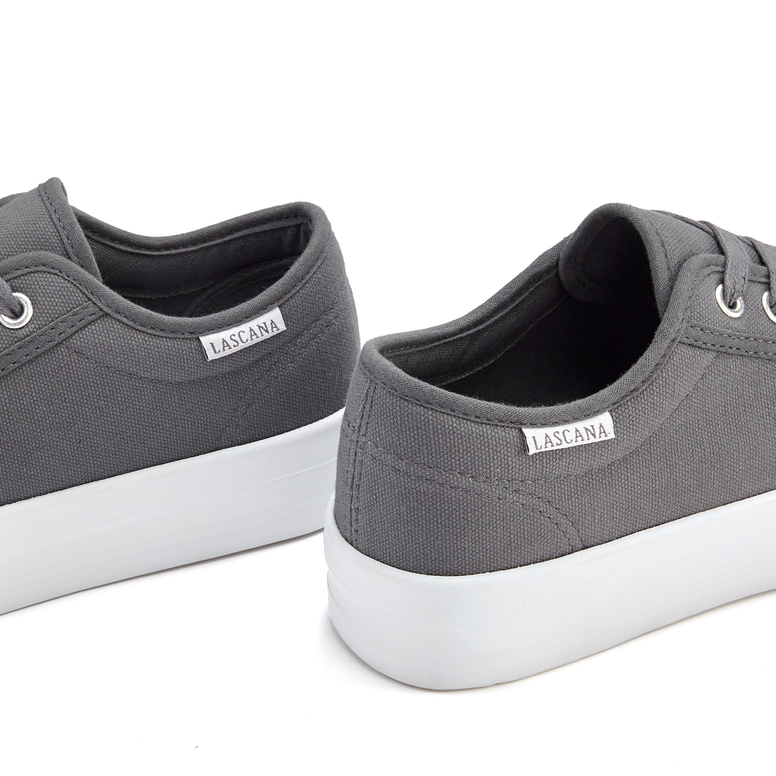 LASCANA Sneaker Schnürhalbschuh, Freizeitschuh aus Textil mit Plateausohle