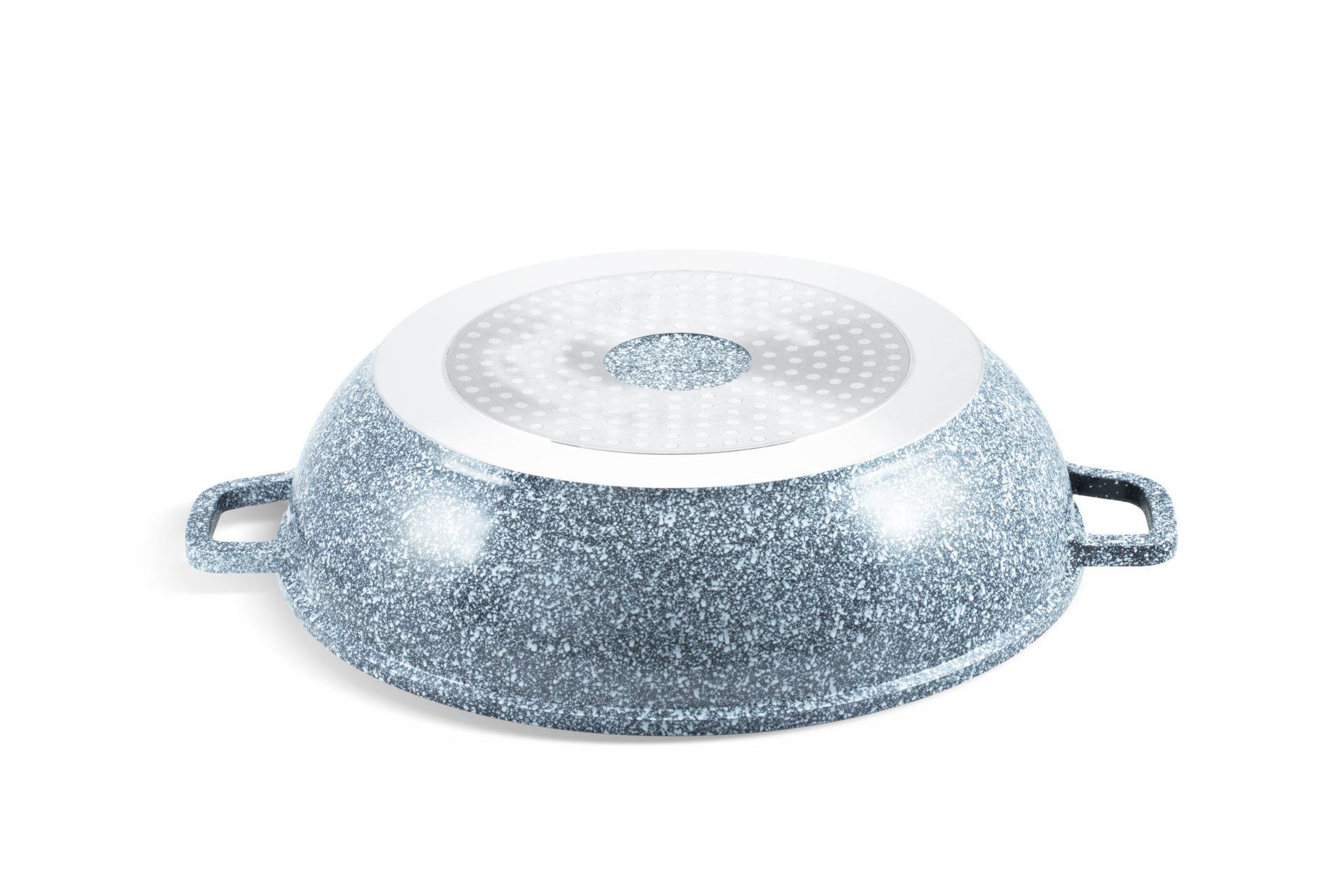 Edenberg Kochtopf 3.5L/5.5L Flachtöpf Kochtopf Topf Glasdeckel Keramik-Granit, Aluminium, Edelstahl, Keramik (Wahlweise Topf mit 3,5L oder 5,5L Fassungsvermögen – Bild 5 von 5