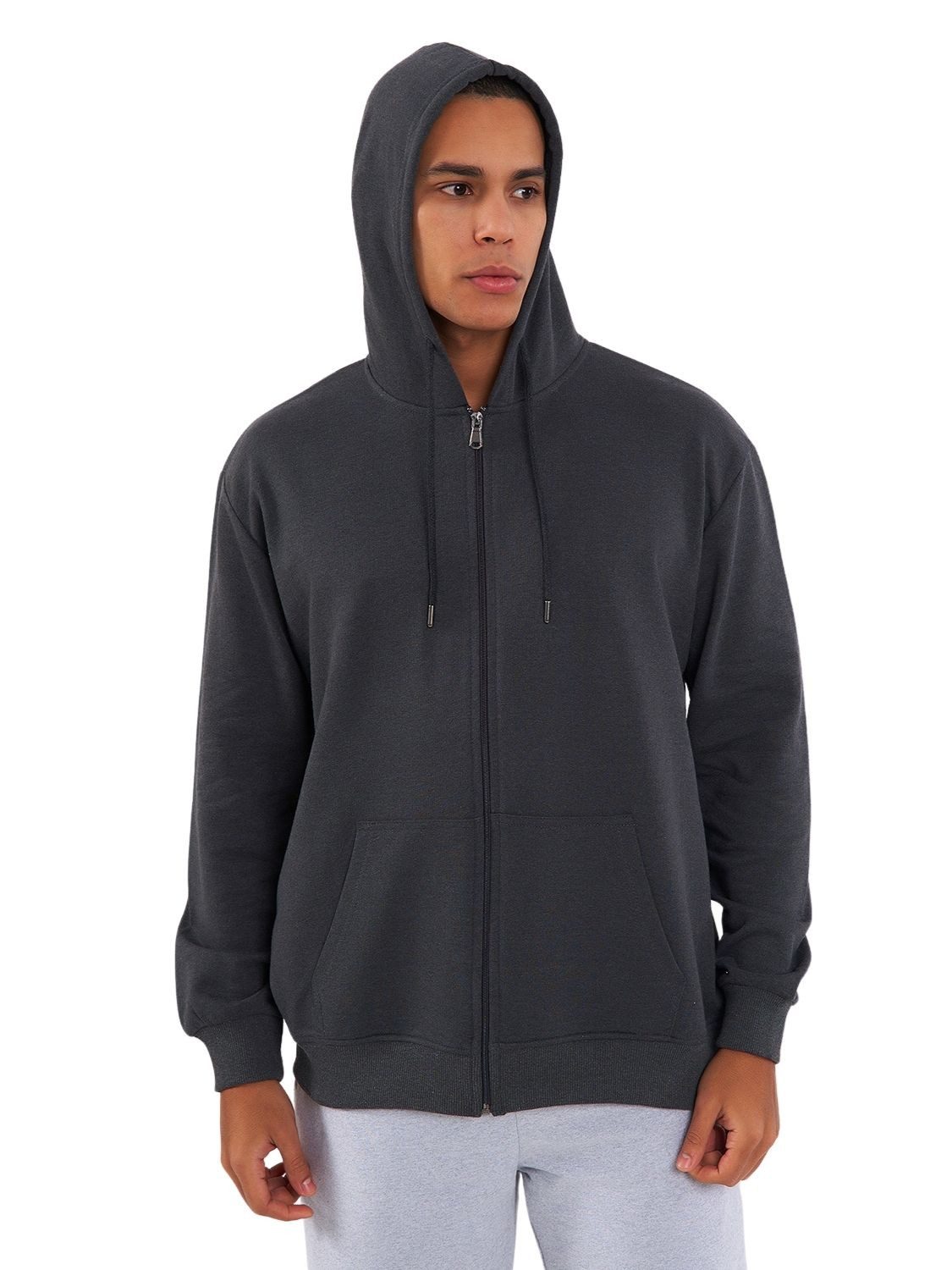 COMEOR Kapuzensweatjacke Herren Zip-Hoodie Kapuzenjacke Sweatshirt mit Reißverschluss