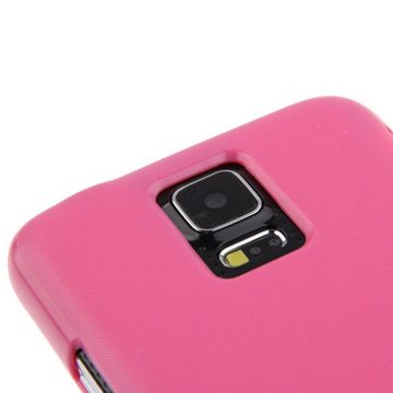 König Design Handyhülle Samsung Galaxy S5 Mini, Samsung Galaxy S5 Mini Handyhülle Backcover Rosa