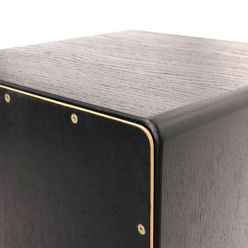 Pur-Percussion Cajon Vision SP PRO Black und Gold mit Tasche