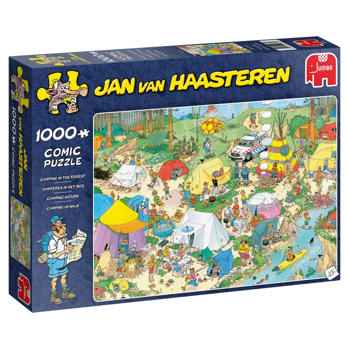 Jan van Haasteren Puzzle Jan van Haasteren Camping im Wald 1000 Teile Puzzle, 1000 Puzzleteile