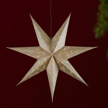 STAR TRADING LED Dekolicht Decorus, Star Trading Weihnachtsstern Decorus von Star Trading, 3D Papierstern