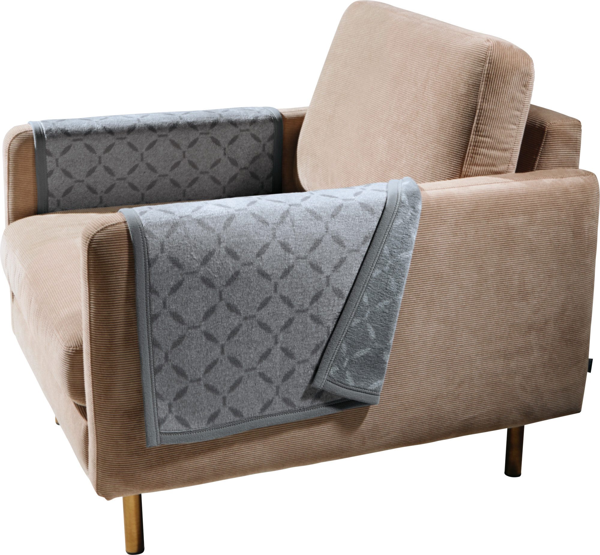 LOOKS by Wolfgang Joop Sesselschoner Armlehnenschoner 2er-Pack, Baumwollmischung Ornamente