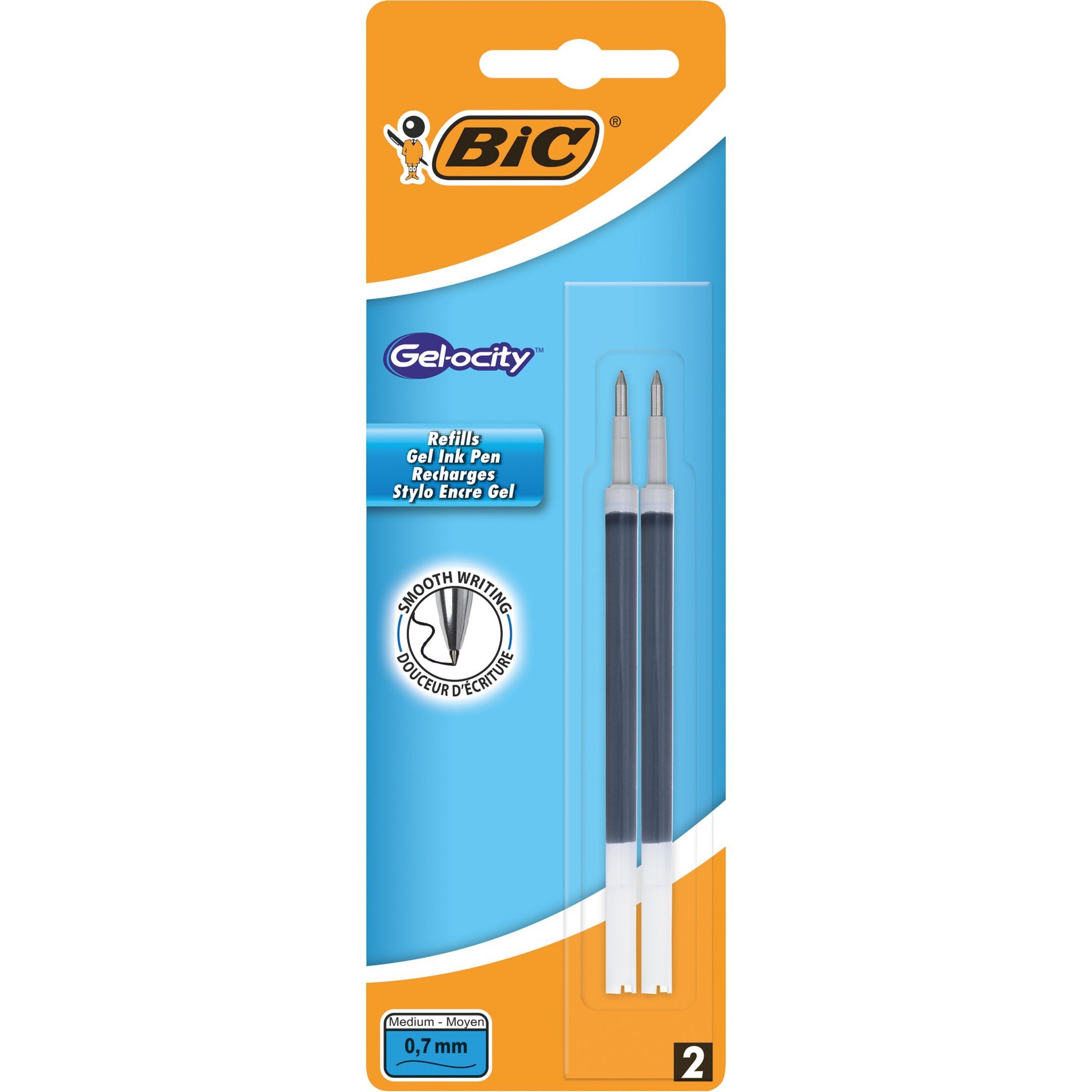 BIC Gelschreiber Gelmine schwarz BIC 862228 2St.