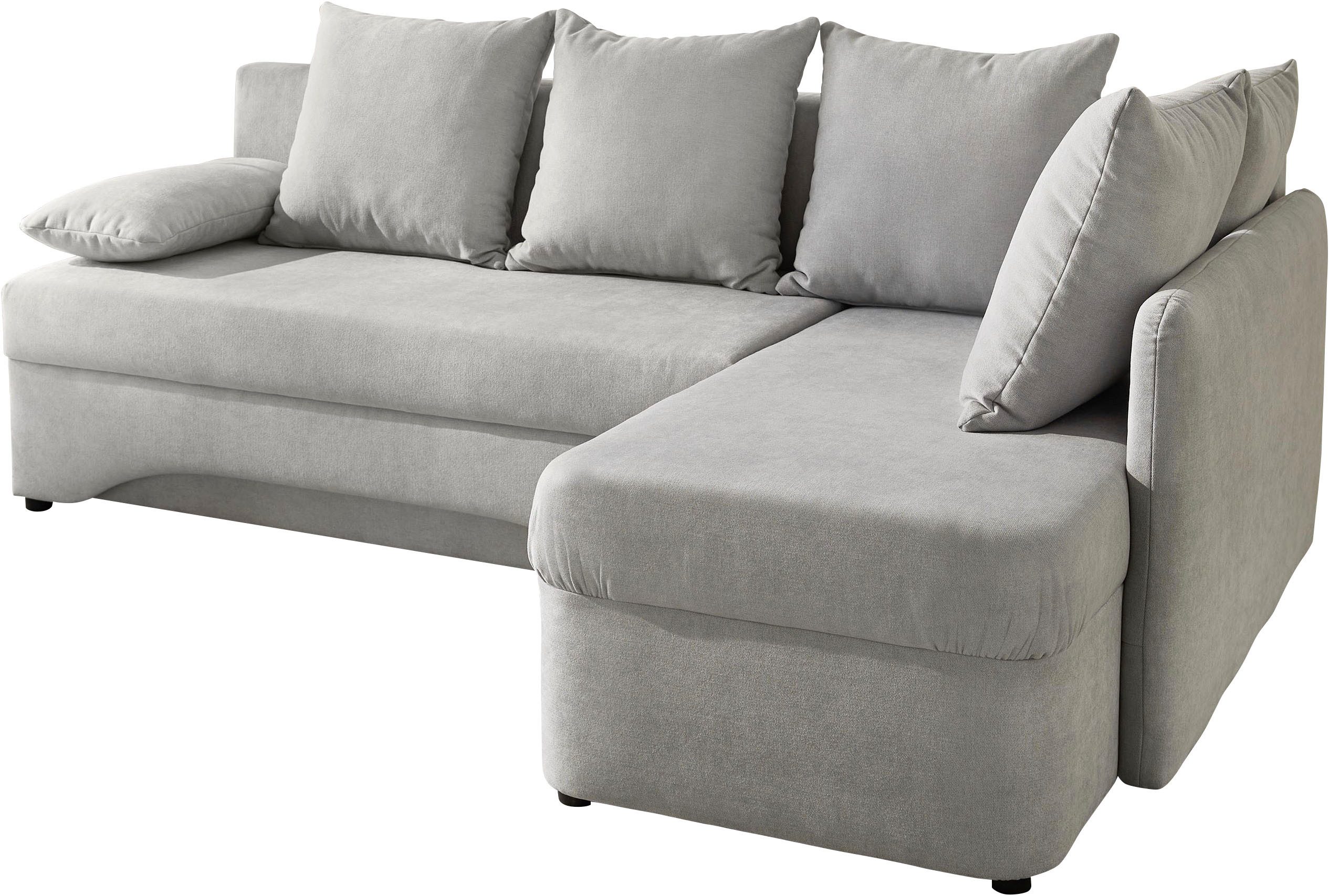 Jockenhöfer Gruppe Ecksofa Nivaris L-Form, B: 197 cm, mit Bettfunktion & Bettkasten, Unser Dauertiefpreis