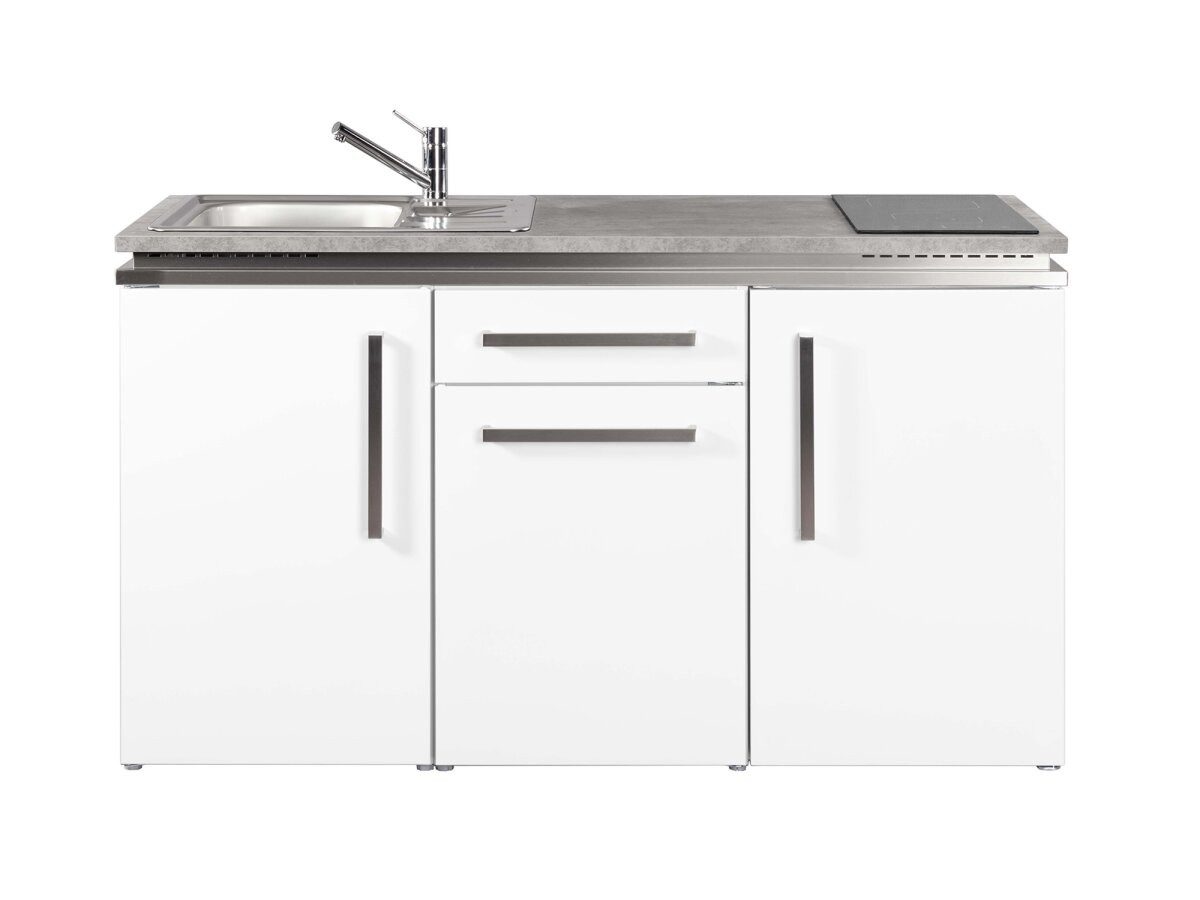 Stengel Küchenzeile MD 150, Miniküche Designline, 150 cm, edle Designline-Griffe