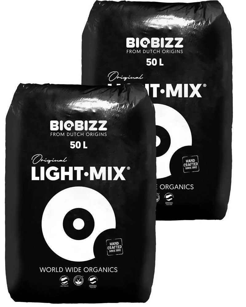 Pflanzerde BioBizz Light-Mix 2 x 50 L - Blumenerde