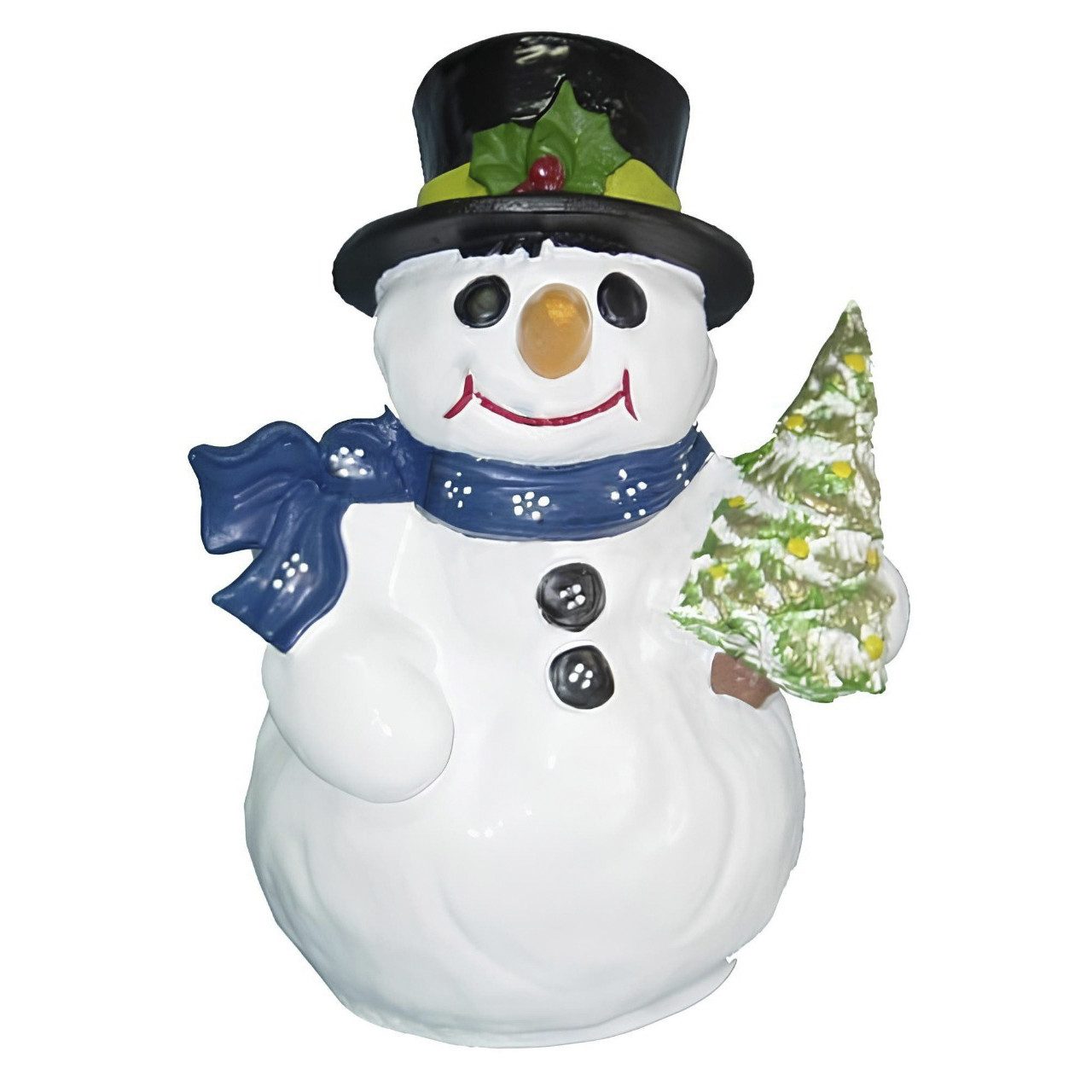 Xlmoebel Weihnachtsfigur Xlmoebel Schneemann-Figur aus wetterfestem Kunststoff für den Garten (Skulptur), Hergestellt in Europa