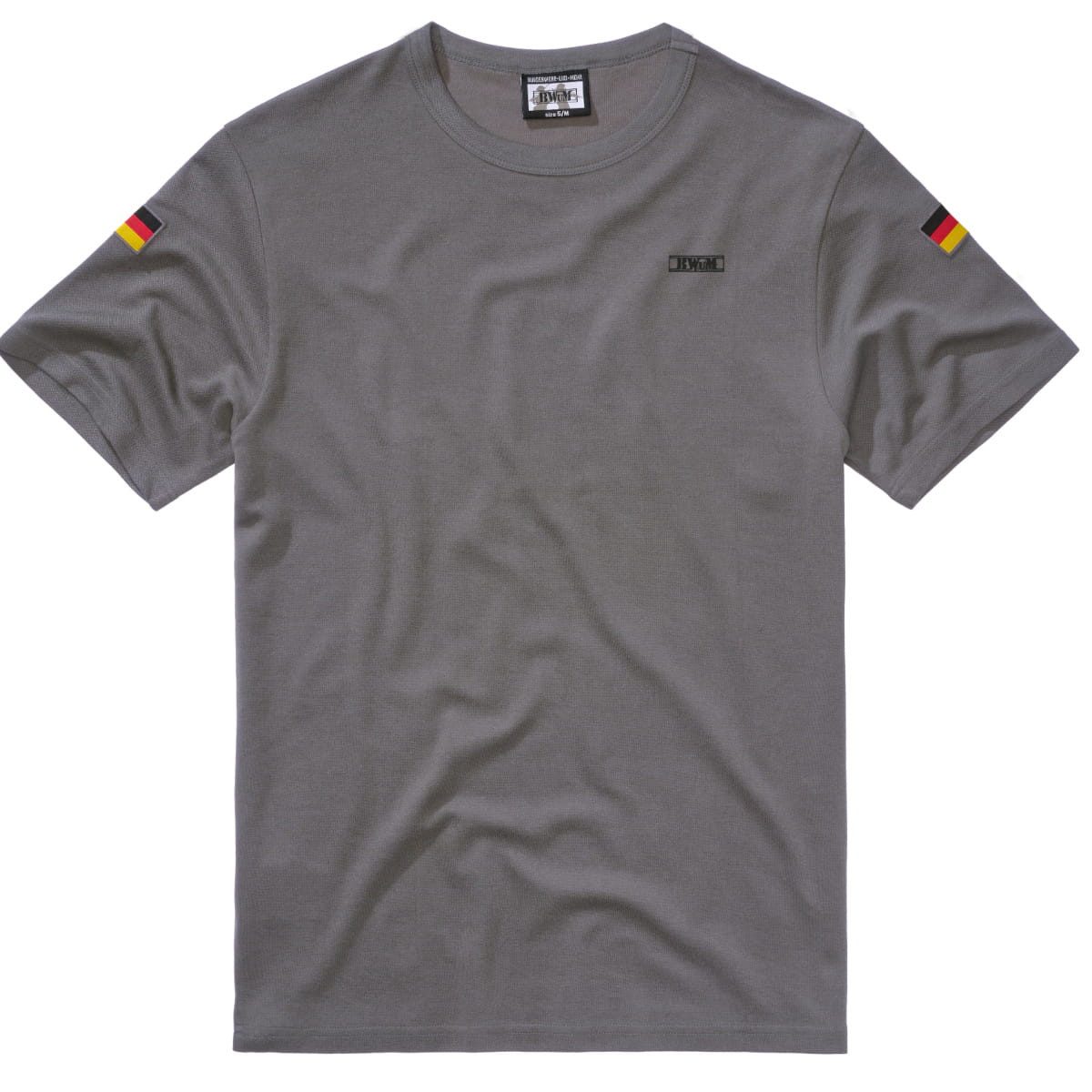 BWuM T-Shirt BWuM Bundeswehr Tropenshirt Leicht mit Flaggen Atmungsaktiv