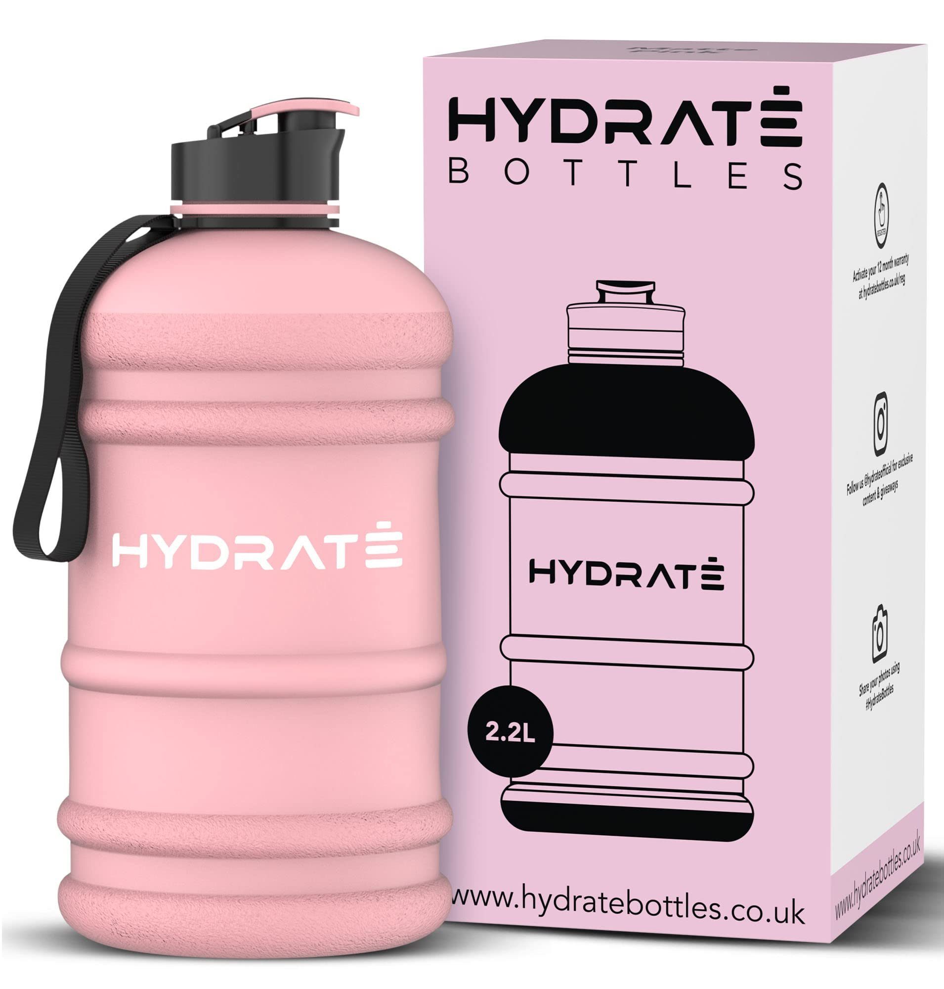 Bottles Mattgrau 2.2 Trinkflasche, Kunststoff Hydrate Litre