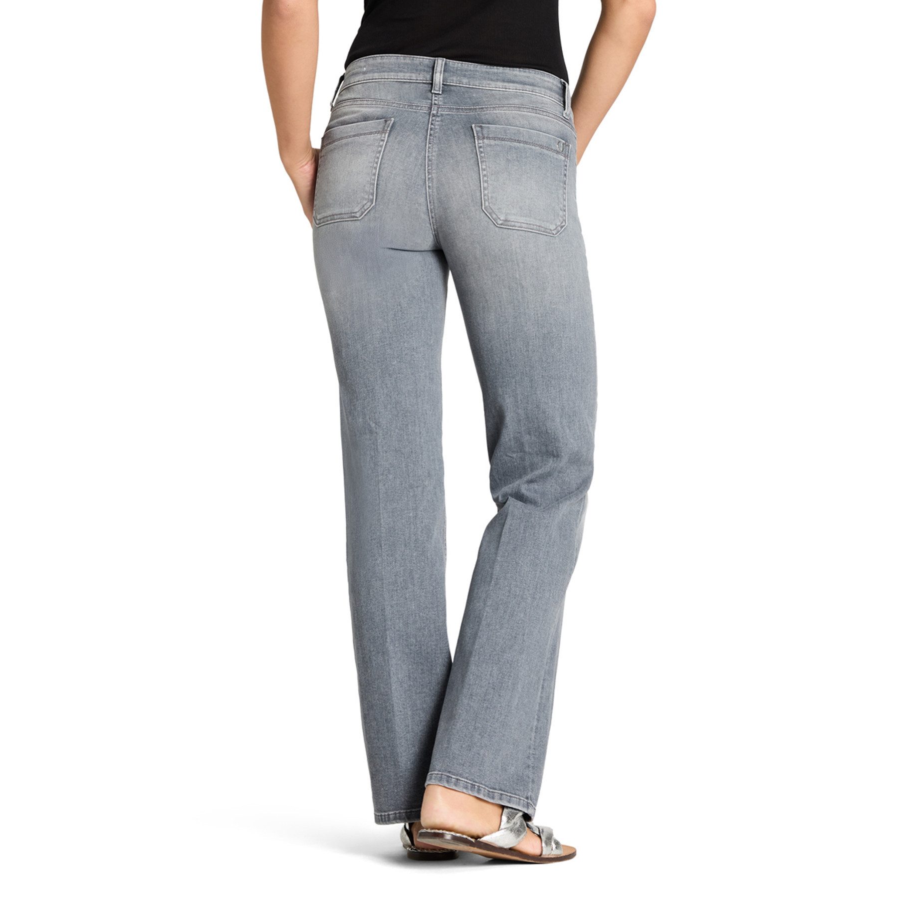 Cambio 5-Pocket-Jeans CAMBIO Jeans Tess Mid Waist - Grau – Bild 4 von 4