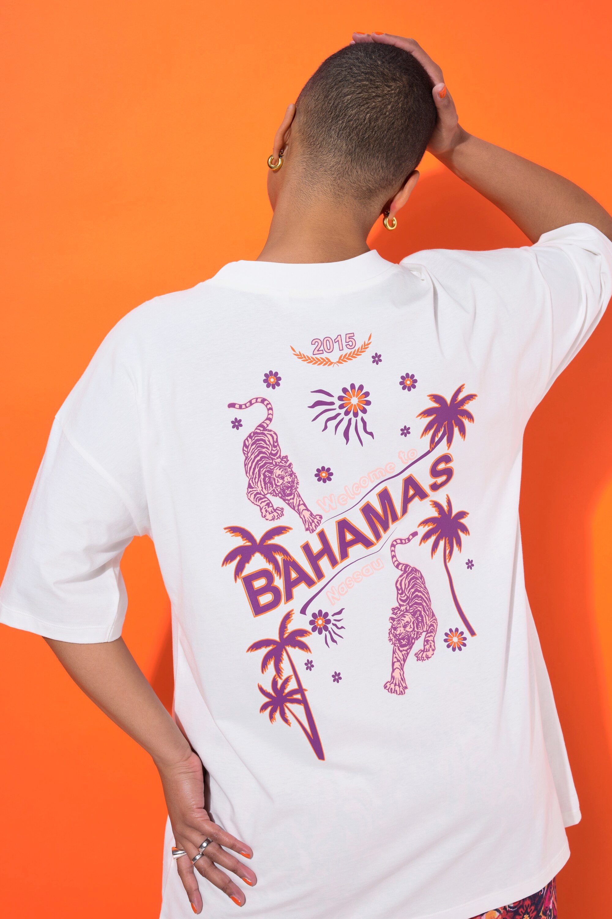 Studio Untold T-Shirt T-Shirt oversized Rückenprint