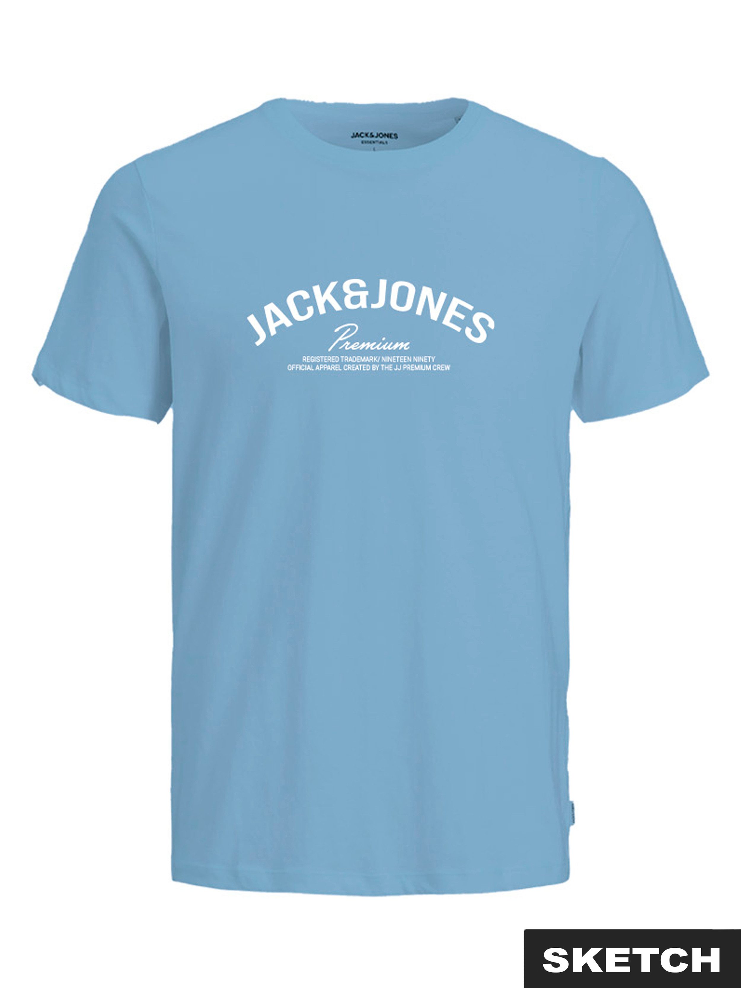 Jack & Jones T-Shirt JPRBLATOMMY SS TEE FST mit Logo Schriftzug