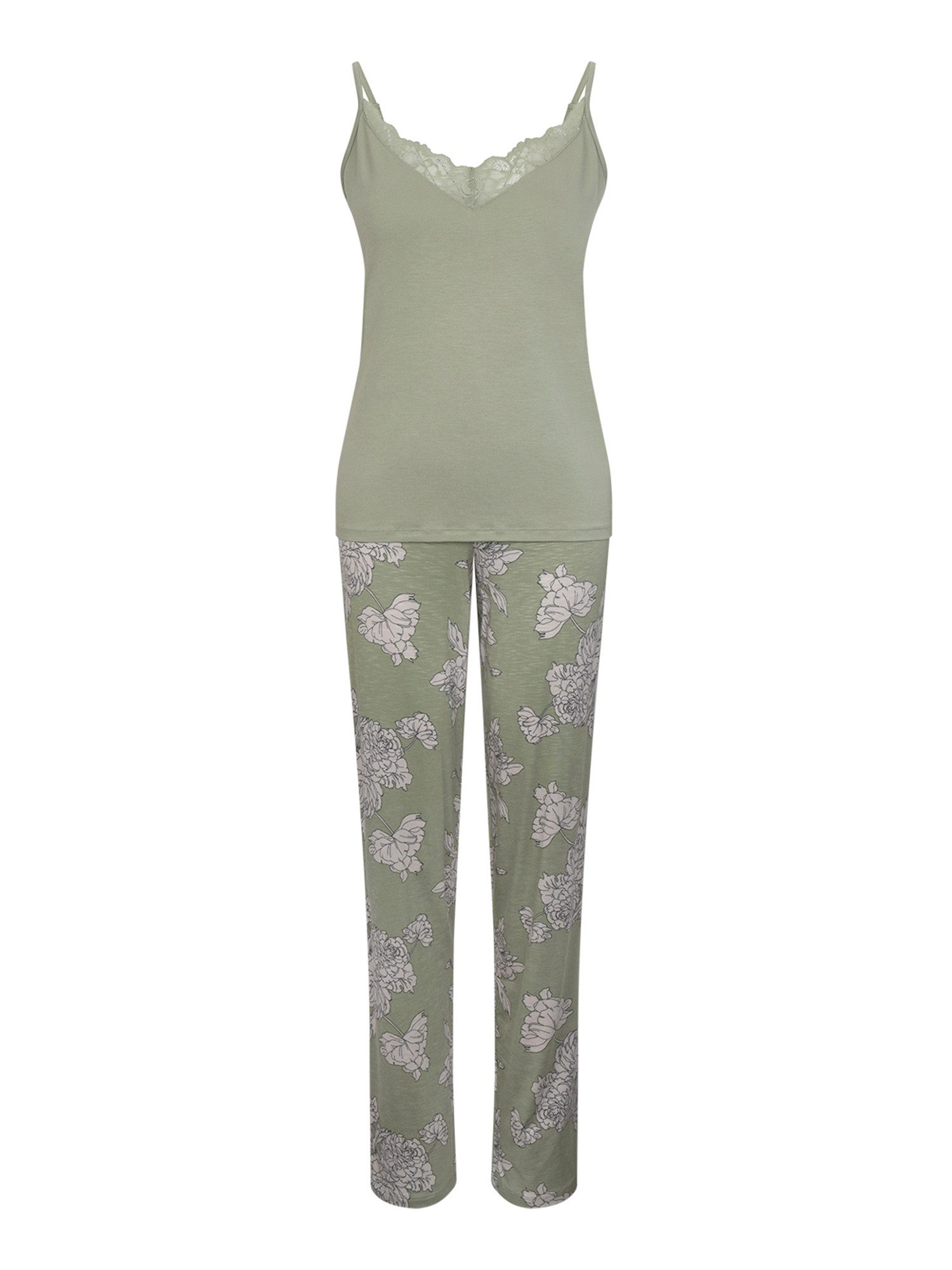 Goldenbay Pyjama Gown, Camisole & Pants Daylily (2 tlg) loungewear pyjama nachthemd