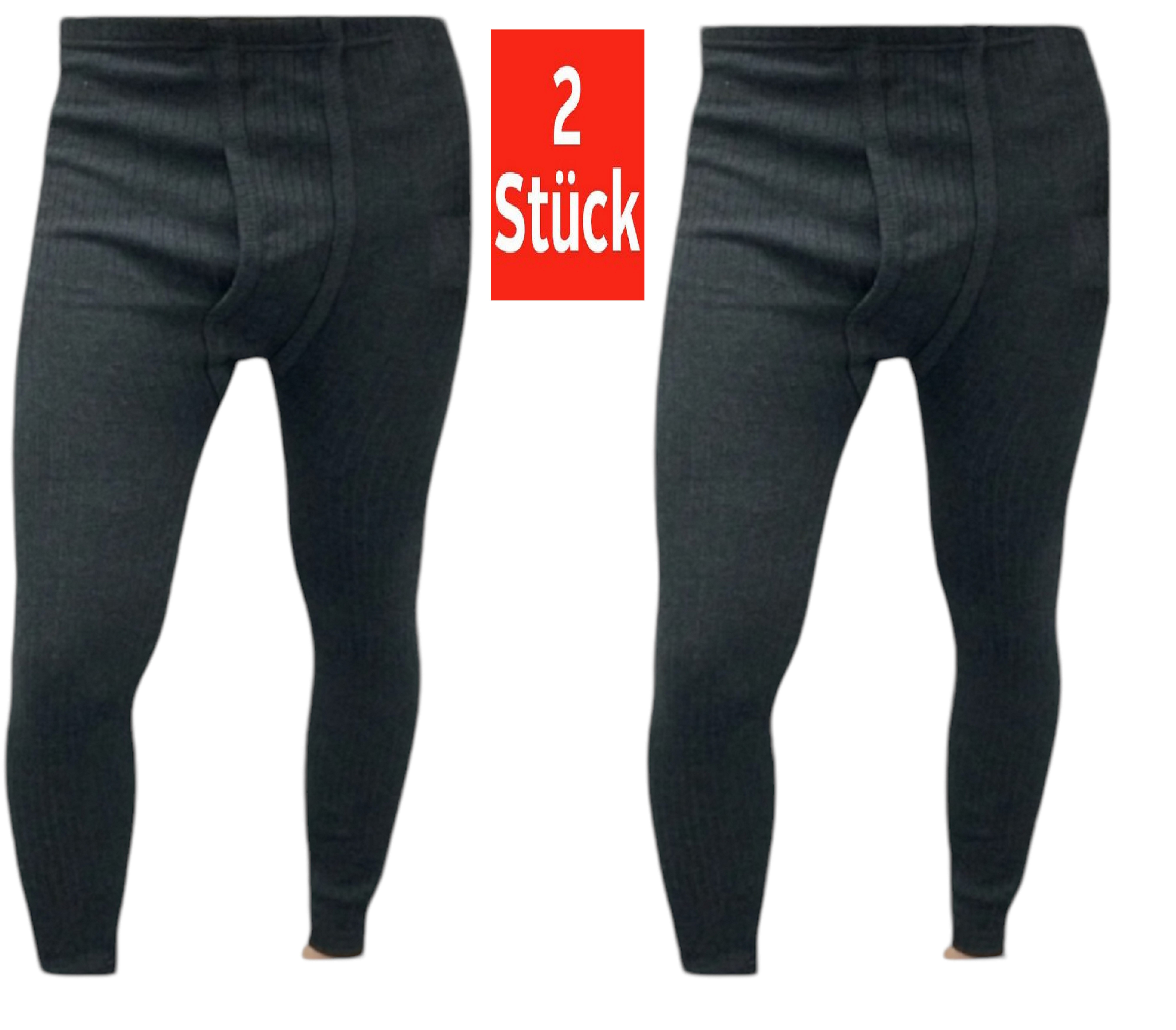 DDOnlineShop Lange Unterhose Herren Leggings (Spar-Set, 2-St., 2er-Pack) Premium Qualität -A-6015