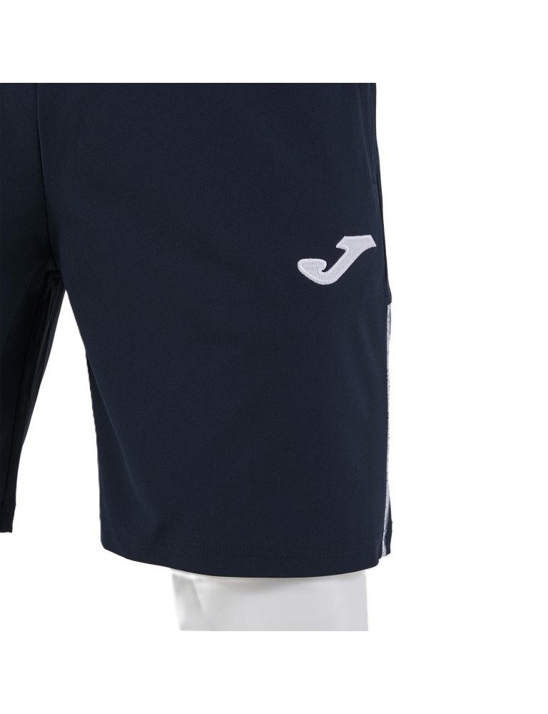 Joma Trainingshose Toledo II (100% Polyester) kurz dunkelblau/rot Herren