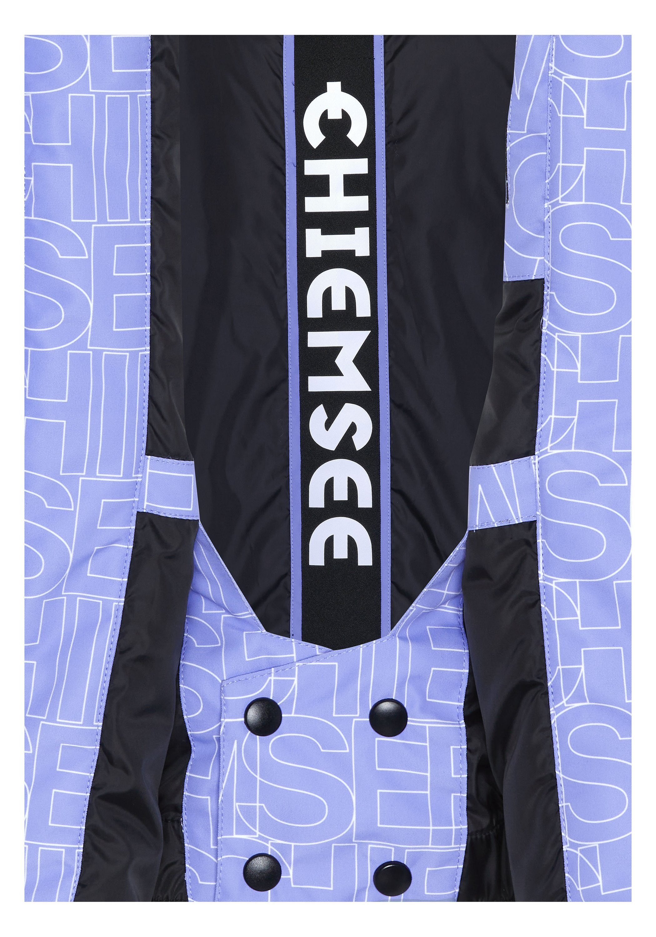 Chiemsee Blue/White Medium 1 mit Skijacke Skijacke Alloverprint