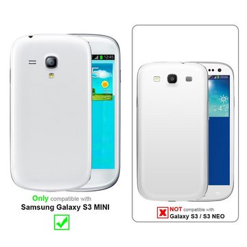 Cadorabo Handyhülle Samsung Galaxy S3 MINI Samsung Galaxy S3 MINI, Handy Schutzhülle, Klappbare Hülle, Kunstleder mit Magnetverschluss
