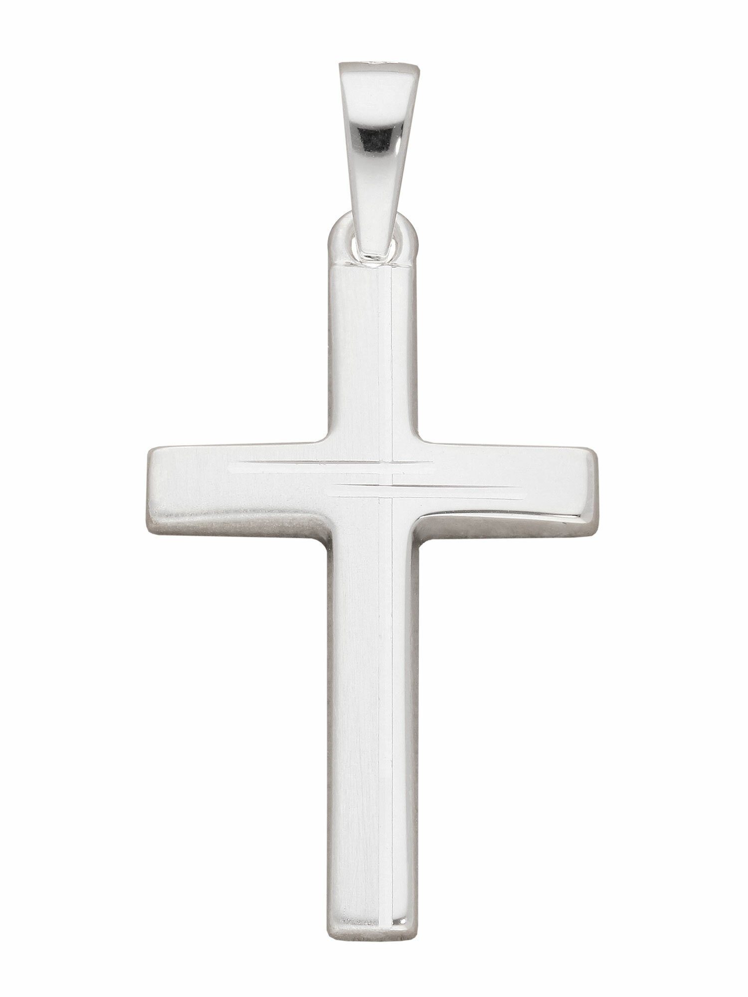 Adelia´s Kettenanhänger 925 Damen Kreuz & Herren für Silber Anhänger, Silberschmuck