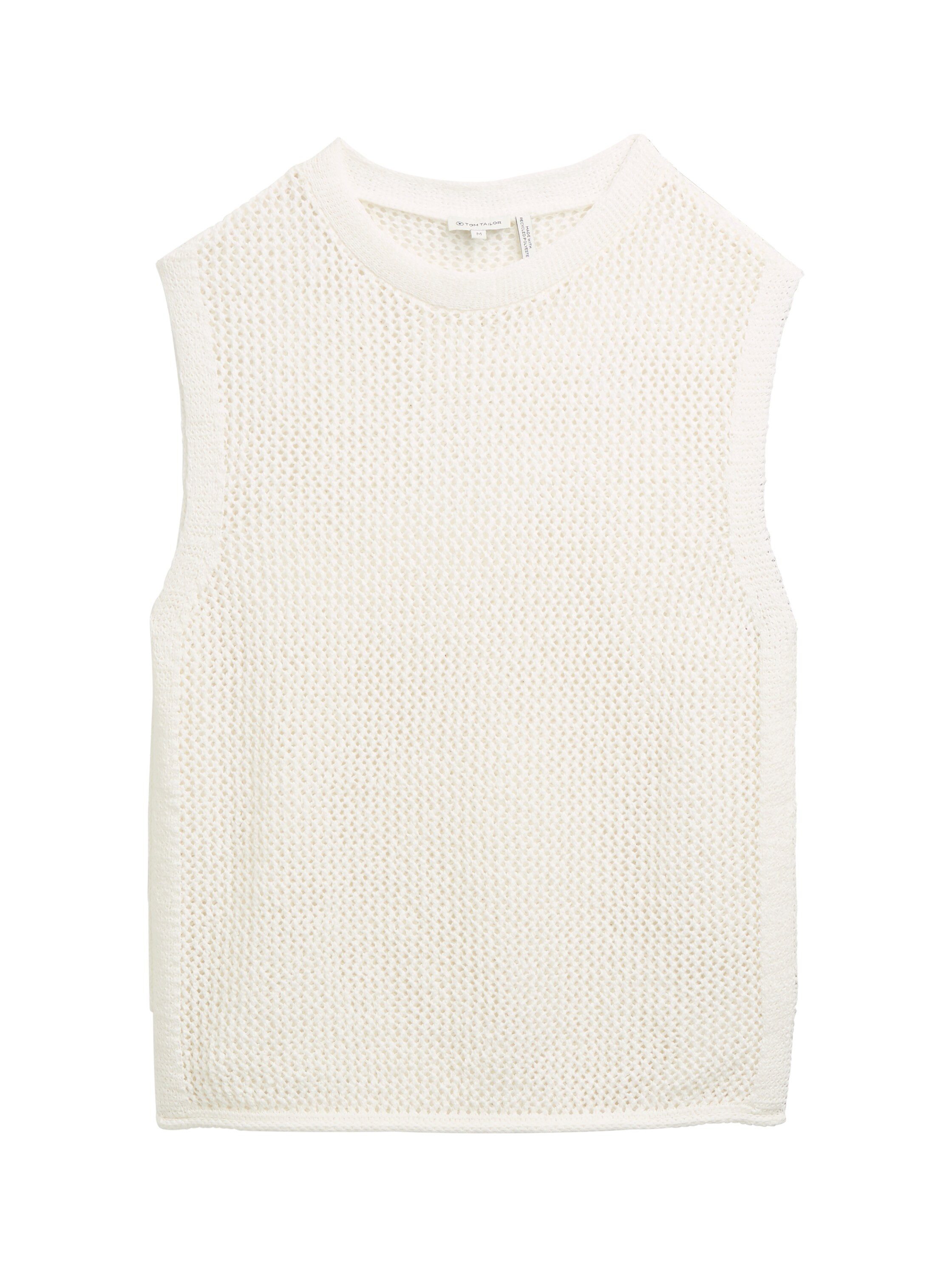 TOM TAILOR Pullunder mit Strickmuster