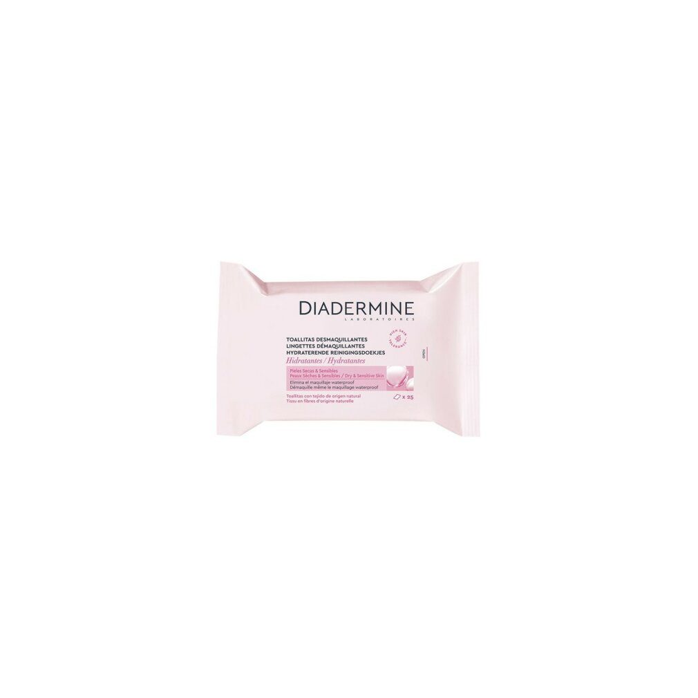 Diadermine Gesichtsreinigungstuch Moisturizing Makeup Remover Wipes 25 Einheiten
