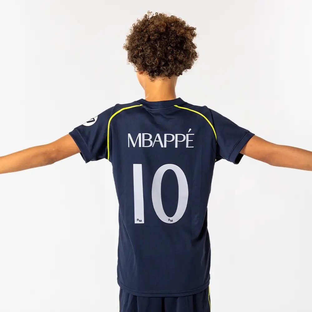 Real Madrid Fußballtrikot Kylian Mbappé Real Madrid Auswärtstrikot 25/26 Kinder