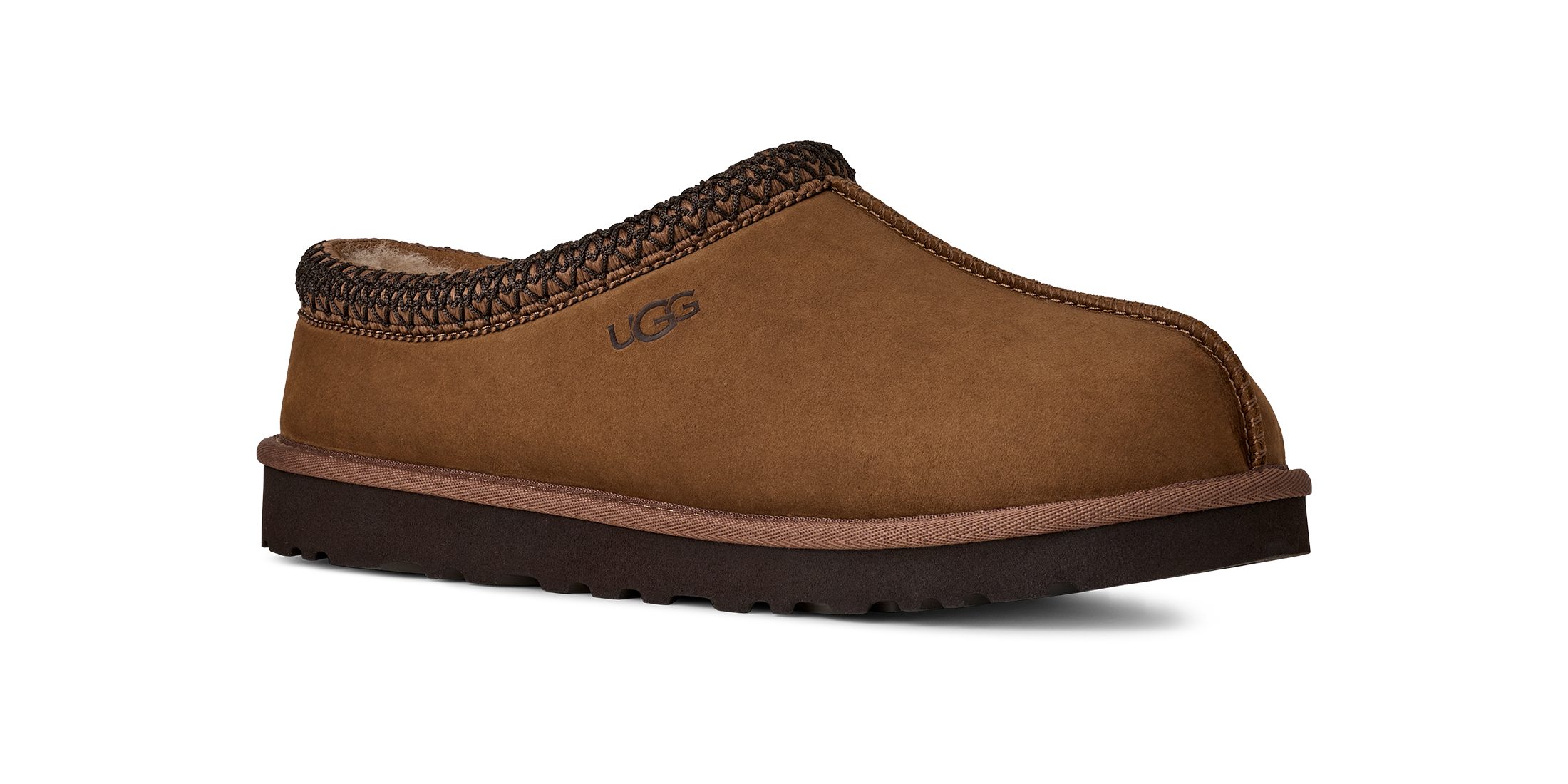 UGG Unisex TASMAN II Hausschuh Mule, Sabot, Schlupfschuh mit Textil-Einfass