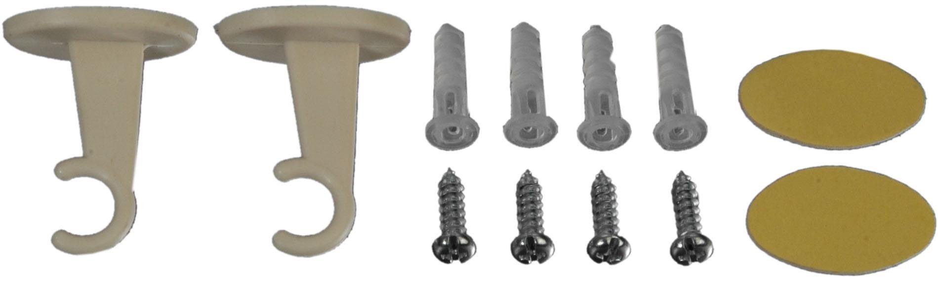 Liedeco Klebeträger, Cafehausstangen, (Set, 2-tlg), Schraubträger günstig online kaufen